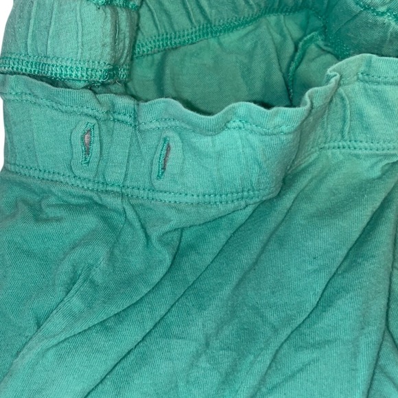 Victorias Secret Mint Green Cotton Pajama Set Long Sleeve Button Up Pants M Long - Picture 4 of 6